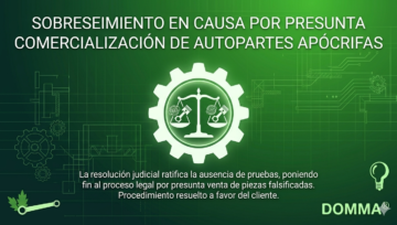 Sobreseimiento en causa por presunta comercialización de autopartes apócrifas (Ley 22.362)